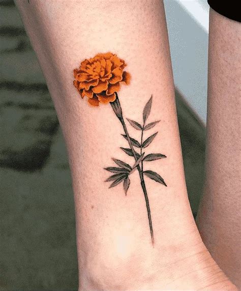 Marigold tattoos