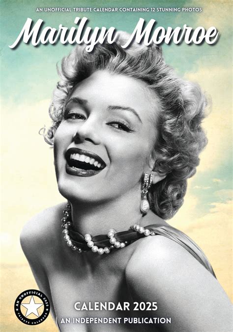 Collecting Marilyn Monroe calendars is a popular hobby