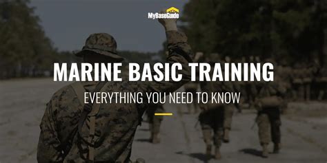 Marine Basic Training Requirements