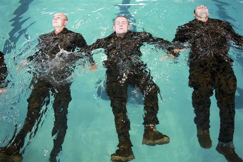 Marine Corps Basic Training Swimming Assessments