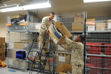 US Marines conducting logistics and supply operations