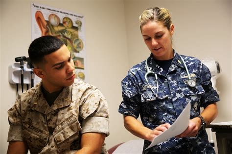 US Marines conducting medical and healthcare operations