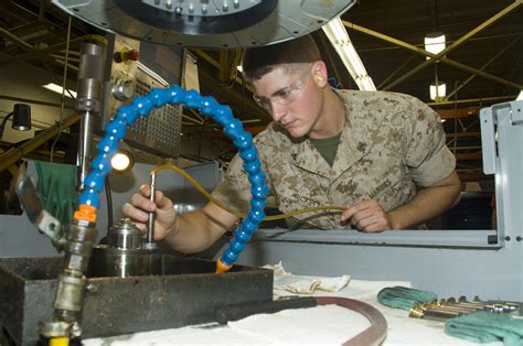 Marine Corps engineers working together