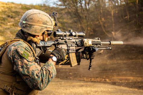 Marine Corps Infantry in Action