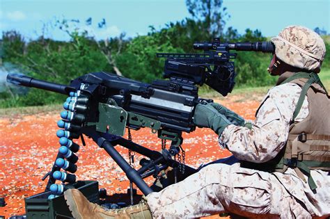 Marine Corps Machine Guns in Action