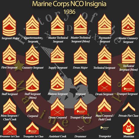 Marine Corps Rank History