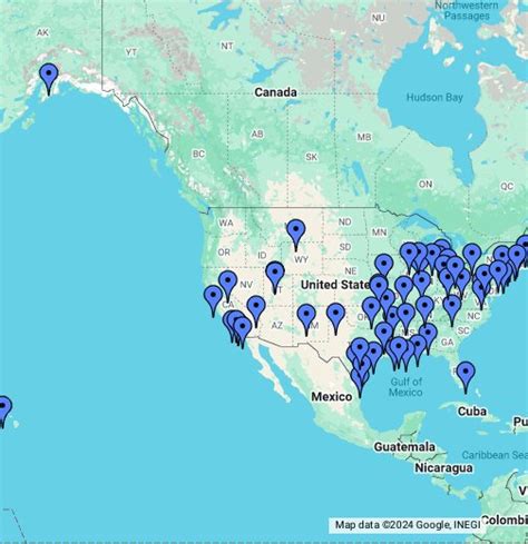 Marine Corps Reserve Unit Locations by State