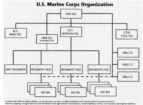 Marine Corps Unit Structure Chart Explained