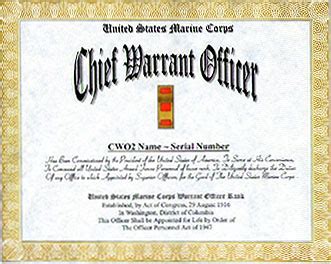 Marine Corps Warrant Officer Eligibility