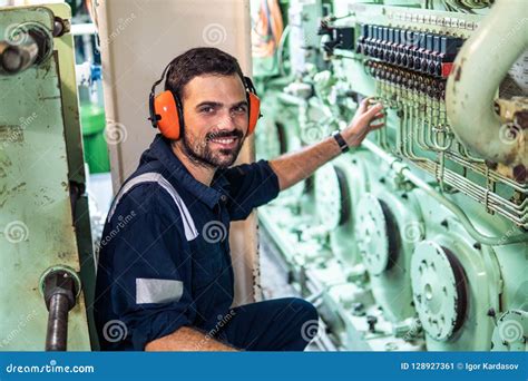 Marine Engineer at Work