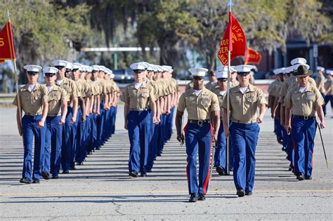 Marine Recruits during graduation