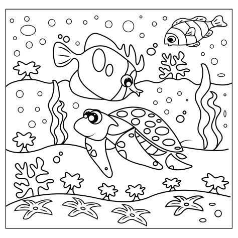 Marine Life Coloring Pages