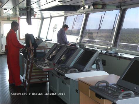 Marine Officer Operating Vessel