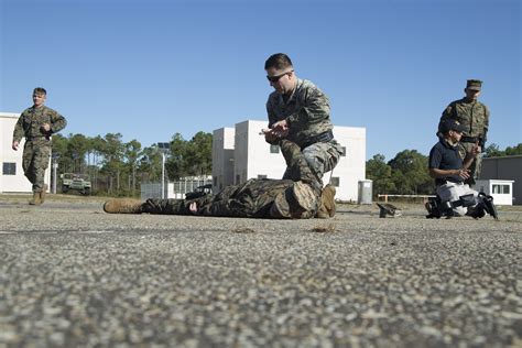 Marine shooter training exercise