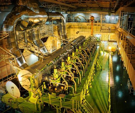 Marine Vessel Engine Room