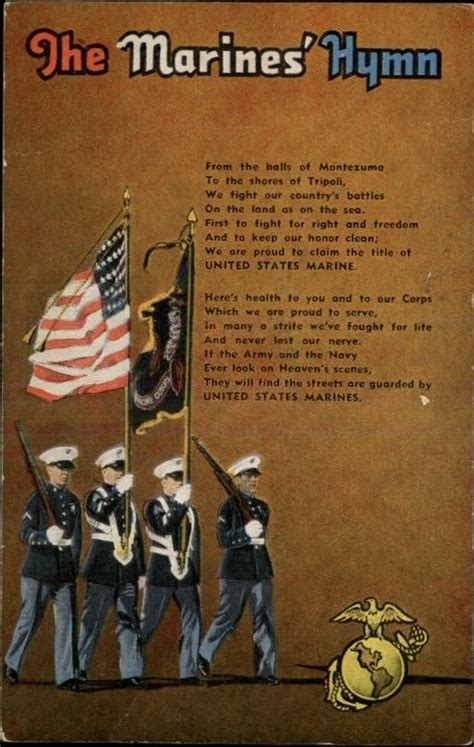 The history of the Marines' Hymn