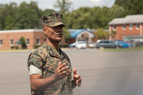 Officer candidates in training