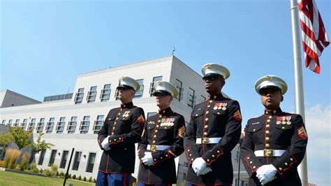 Marines protecting embassies abroad