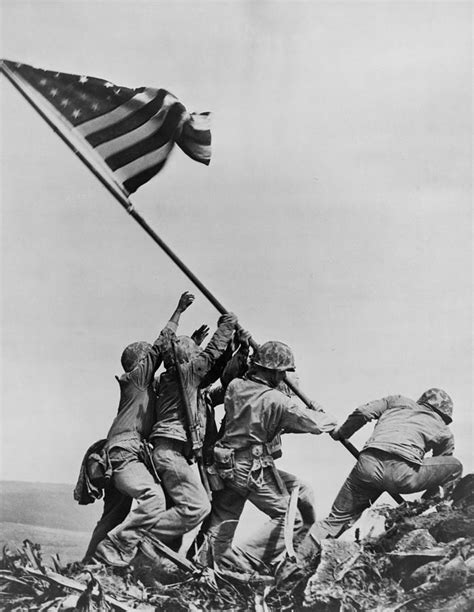 Marines Raising Flag