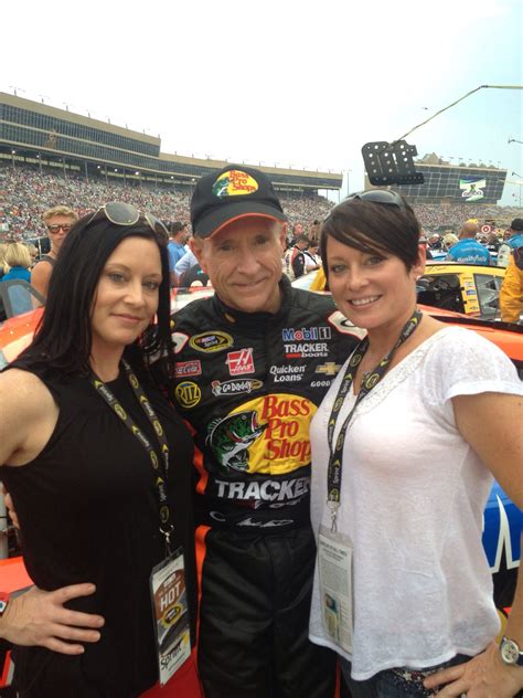 Mark Martin's family at a racing event