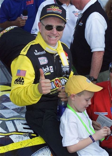 Matt Martin with his father Mark Martin