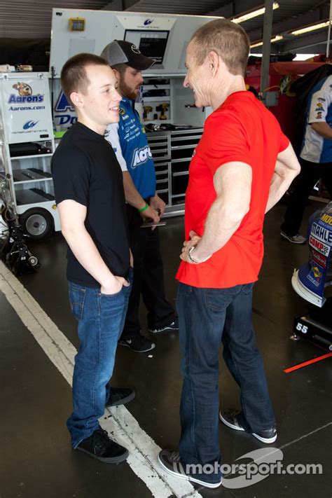 Mark Martin and Matt Martin at a NASCAR event