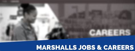 Marshalls Career Opportunities