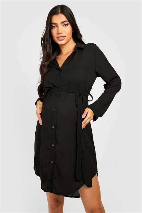 Maternity Old Navy shirt dress style