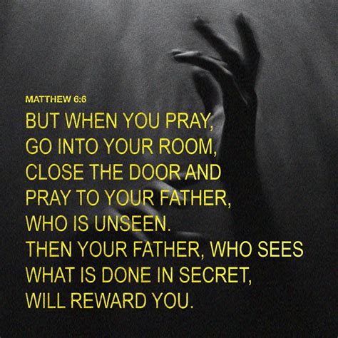 Matthew 6 Prayer Life