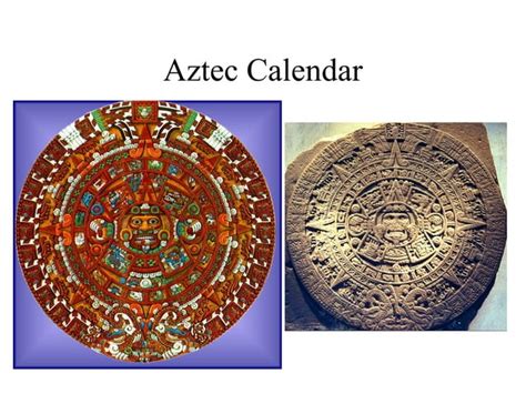 Maya Aztec Inca Calendars