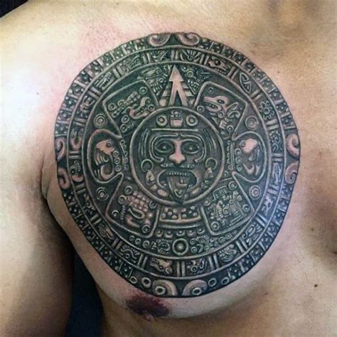 Mayan Calendar Tattoo Design 4