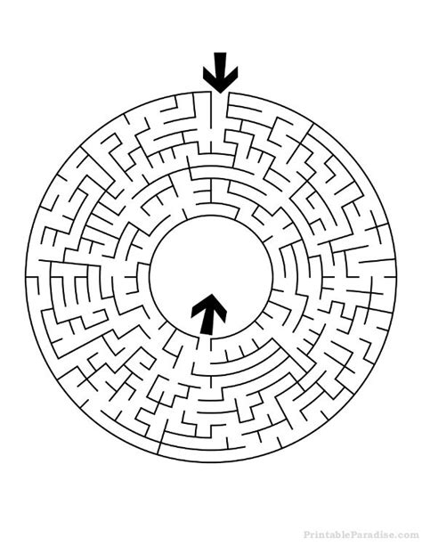 Maze printable future