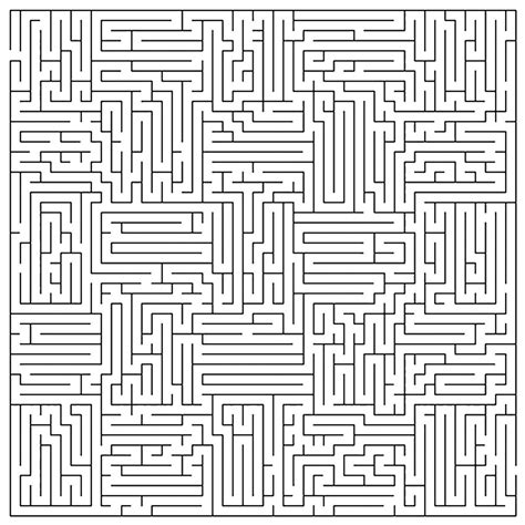 Maze printable future