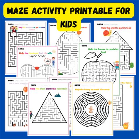 Maze printable gallery 6