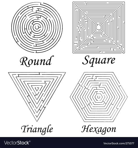 Different types of mazes