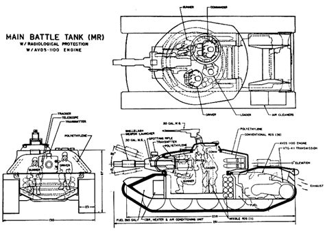 Internal layout of the MBT-70