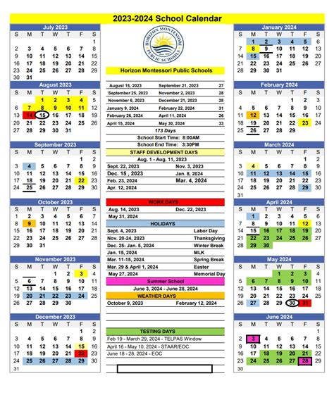 McAllen ISD Calendar