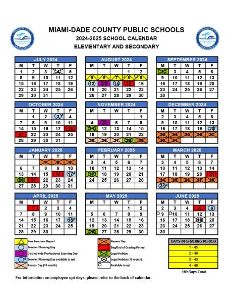 MDCPS School Calendar Image 6