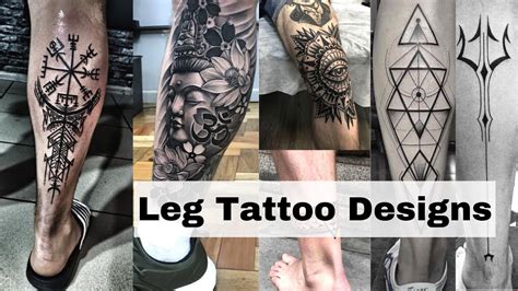 Meaning and Symbolism of Men Leg Tattoos Designs