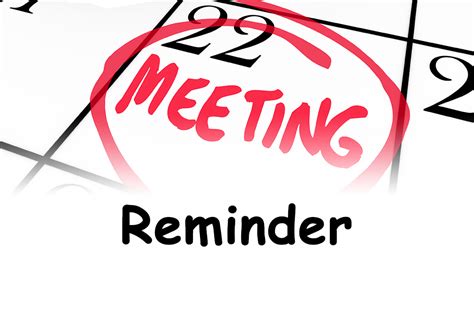 Meeting Reminders