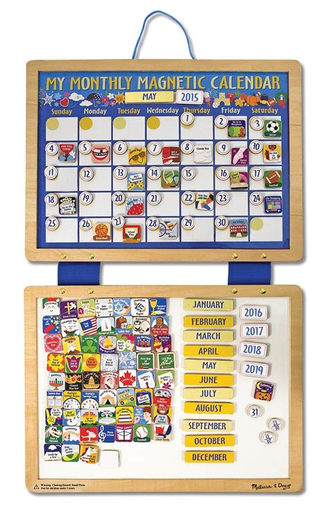 Melissa & Doug Calendar for Kids Education