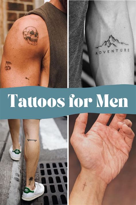 Men small tattoos