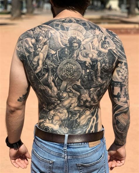 Men's back tattoo ideas