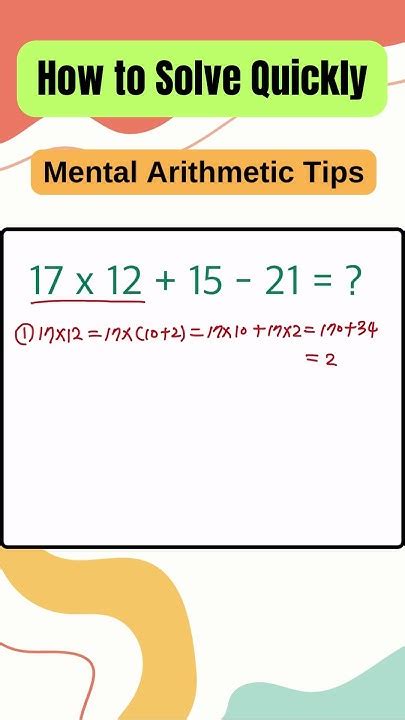 Mental math tips