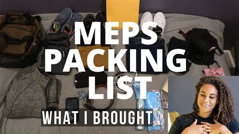 Meps Packing List Clothing Image 2