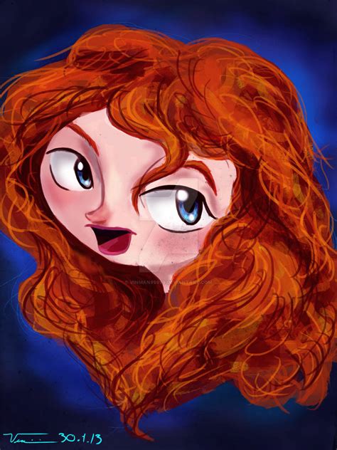 Merida princess print