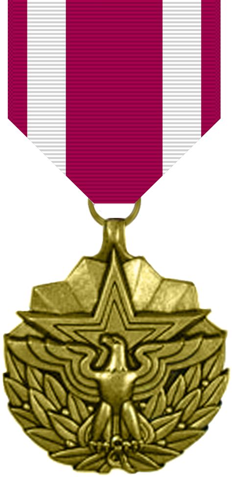 A person receiving recognition for their meritorious achievement