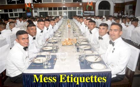 Following Mess Hall Etiquette