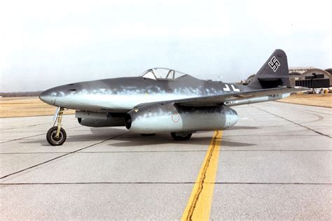 Messerschmitt Me 262 in flight, 1945