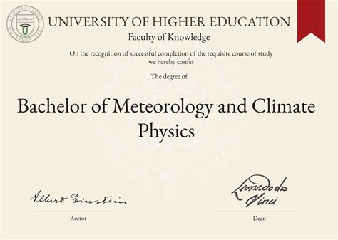 Meteorology degree